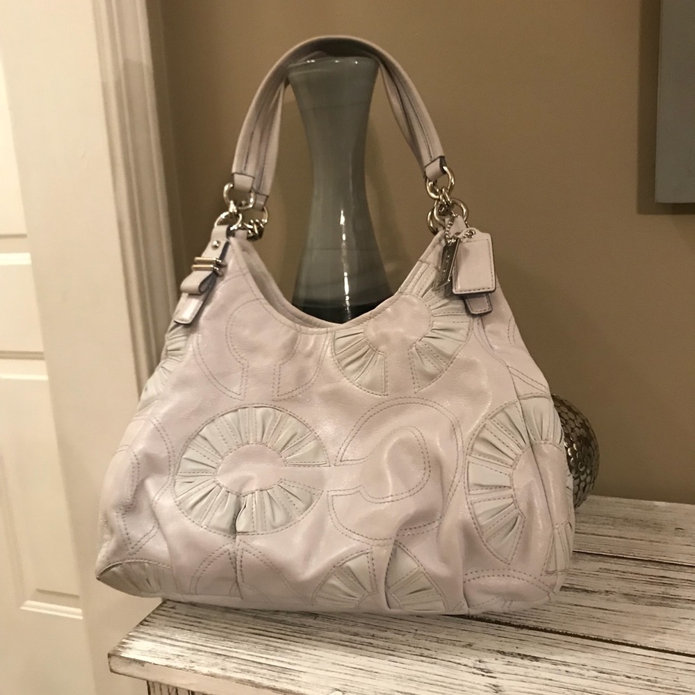 COACH Madison OP Art Maggie Shoulder Bag